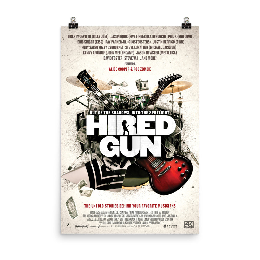 Jason Hook Hired Gun Official Movie Poster – JASON HOOK