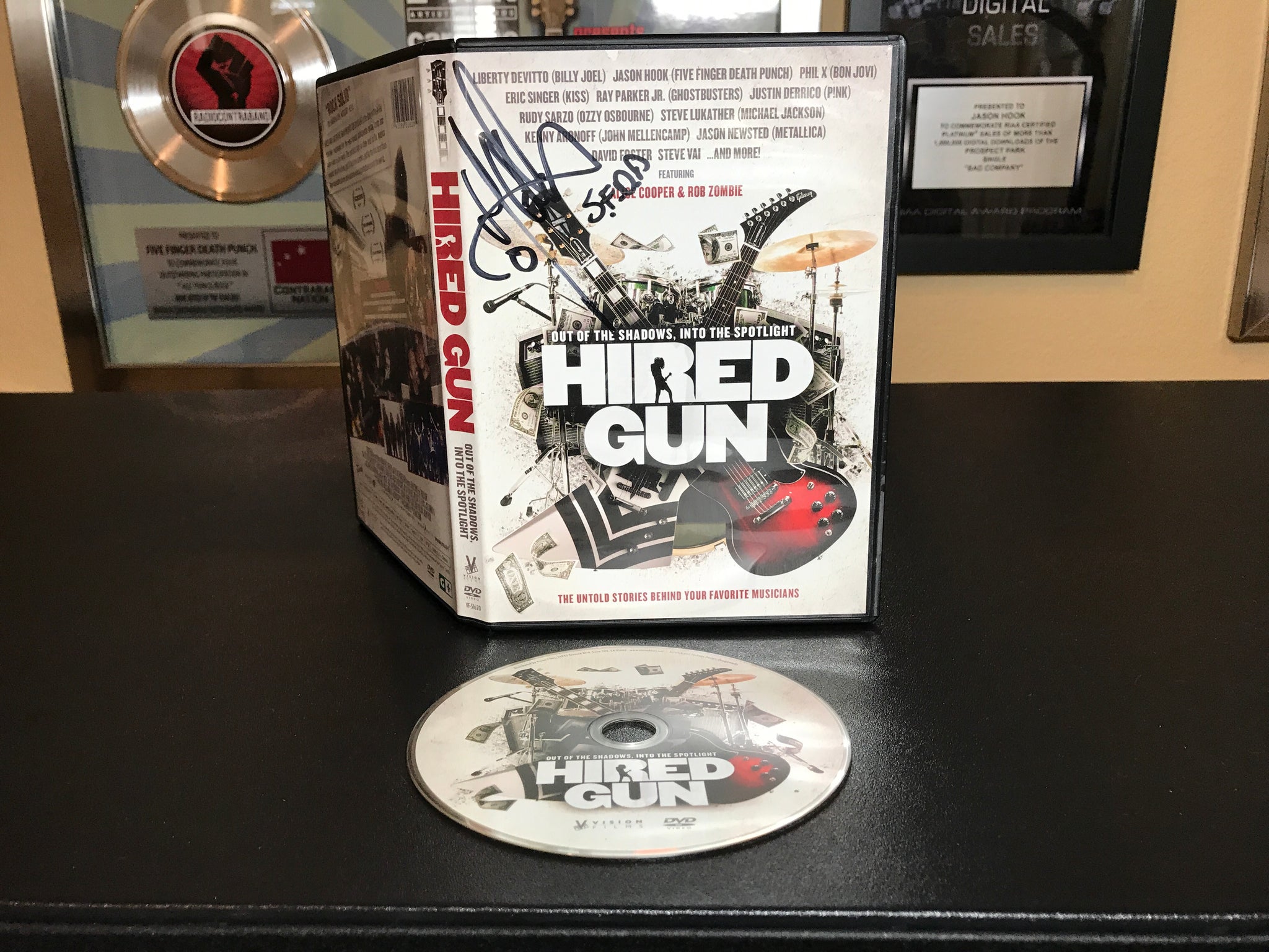 Signed HIRED GUN DVD – JASON HOOK