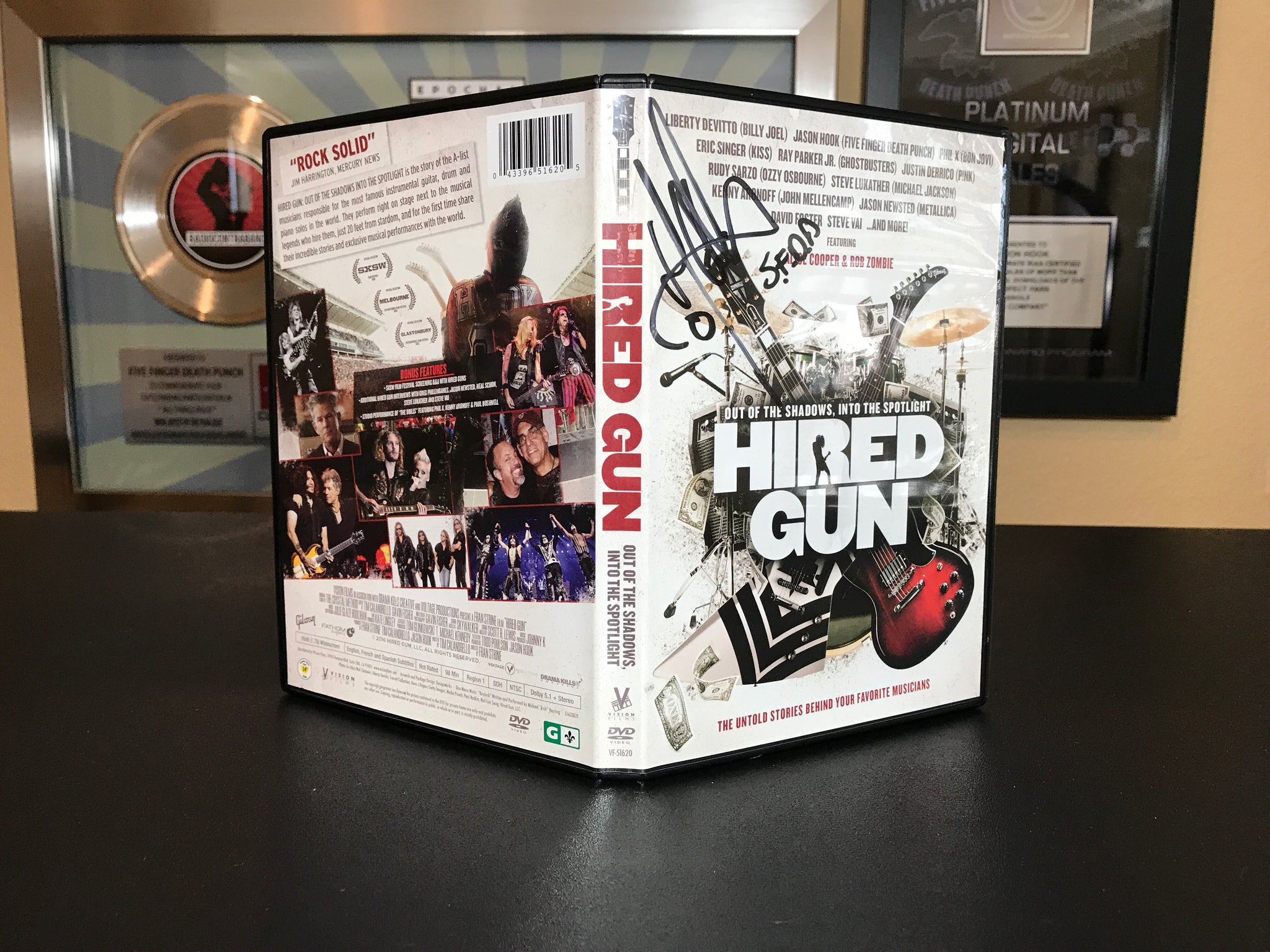 Signed HIRED GUN DVD – JASON HOOK